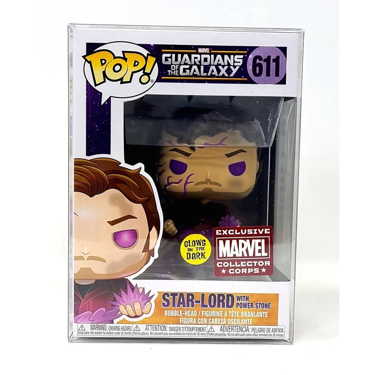 Star- Lord With Power Stone Funko Pop! 611 - Guardians Of The Galaxy -